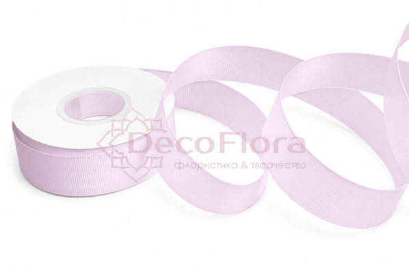 Лента репсовая 4cm*20y - 114 - розовая 127-330