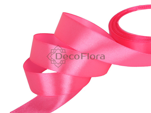 Лента атласная 4cm*20м - 059 - ярко-розовый 