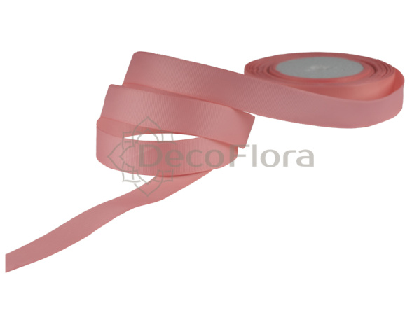 Лента репсовая 2cm*20м - 1019 - розовая 