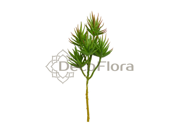 Суккулент 35см 1/6 микс зелёный, тёмно-зелёный
