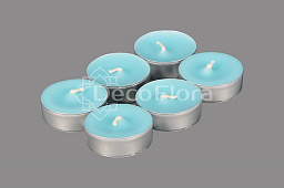 Свечи чайные ароматизированные 1/6 малые D-37 Морская свежесть